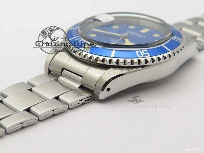 1222 Durable Submariner SS JKF Best Edition Blue Dial Square Markers (Black Date) A 3902